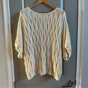 Anthropologie Crochet Sweater